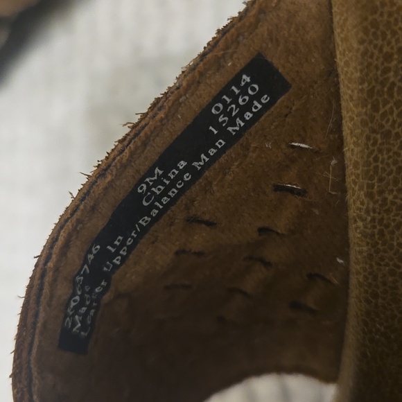 Clarks Brown Leather Open Toe Slip On Slide Sandals Womens Size 9 - Picture 7 of 8